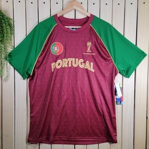 Portugal FIFA 2026 Jersey Shirt Men's Red and Green Shirt